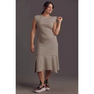 Daily Practice by Anthropologie Highline Short-Sleeve Maxi Dress 3X-PS 282890